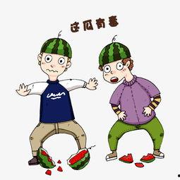 吃瓜群众图片卡通可爱,卡通吃瓜群众萌态百出